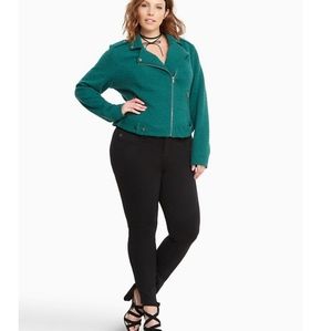 💚 Green Torrid Moto Jacket
